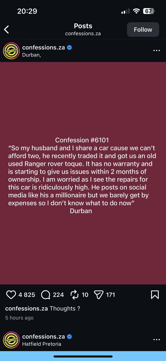 SirLeoBDasilva's tweet image. Range Rover is about to ruin a marriage.
God help them.