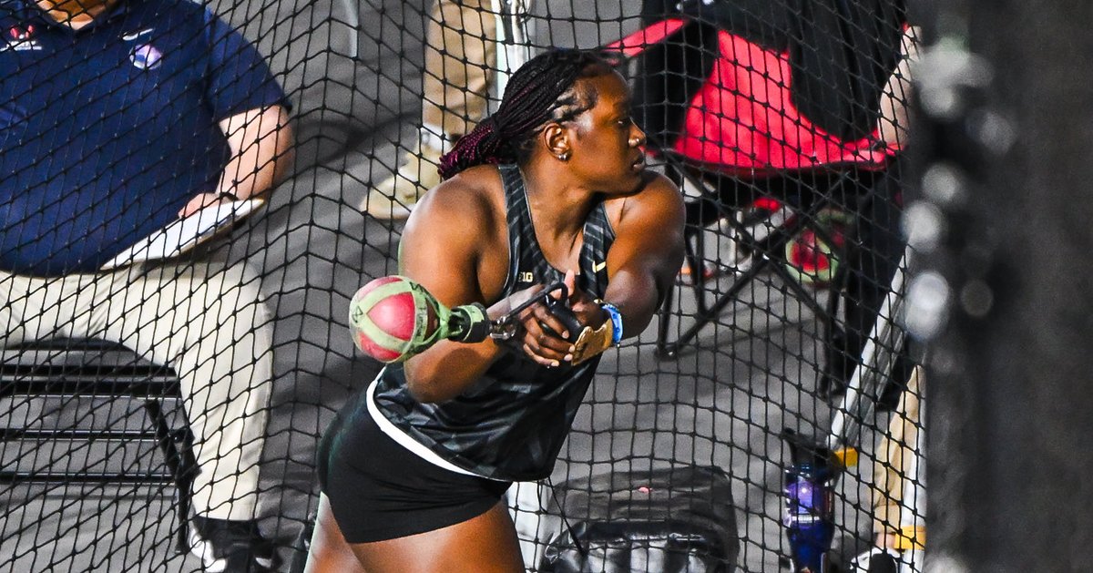 PurdueTrackXC's tweet photo. Throwers starting off right 🔥

- PBs in all 6 entries
- 3 throws in Purdue’s top 10
- Johnson, Malaski top 3 finishers in shot put
- 5 top 7 finishes

#BoilerUp https://t.co/63Q7Rruwb4
