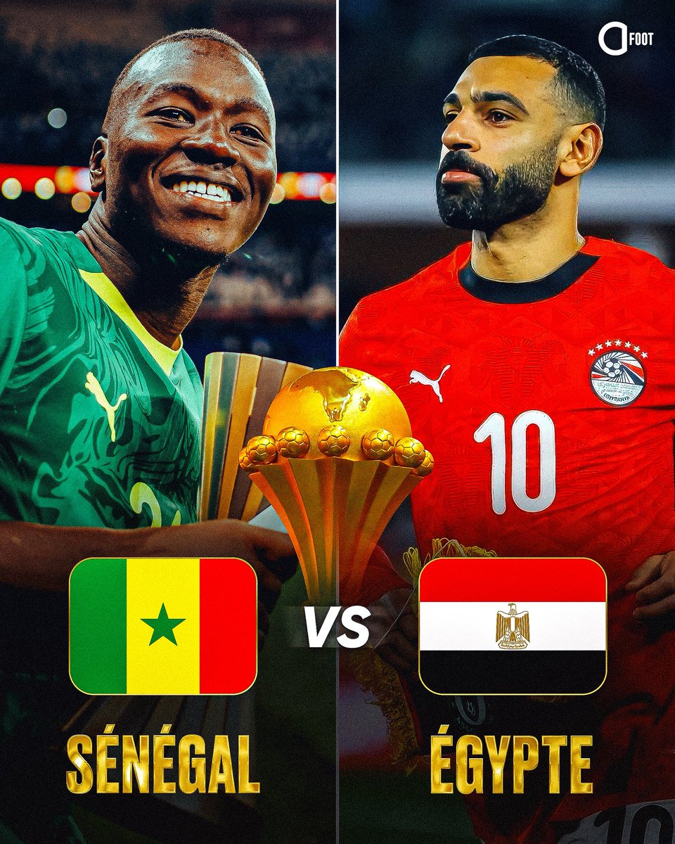 ActuFoot_'s tweet image. 🚨🚨 OFFICIEL ! 𝗗𝗘𝗠𝗜-𝗙𝗜𝗡𝗔𝗟𝗘 𝗗𝗘 𝗟𝗔 #CAN2025 :

SÉNÉGAL 🇸🇳 - 🇪🇬 ÉGYPTE
🗓️ Mercredi 14 Janvier
⏱️ 18:00