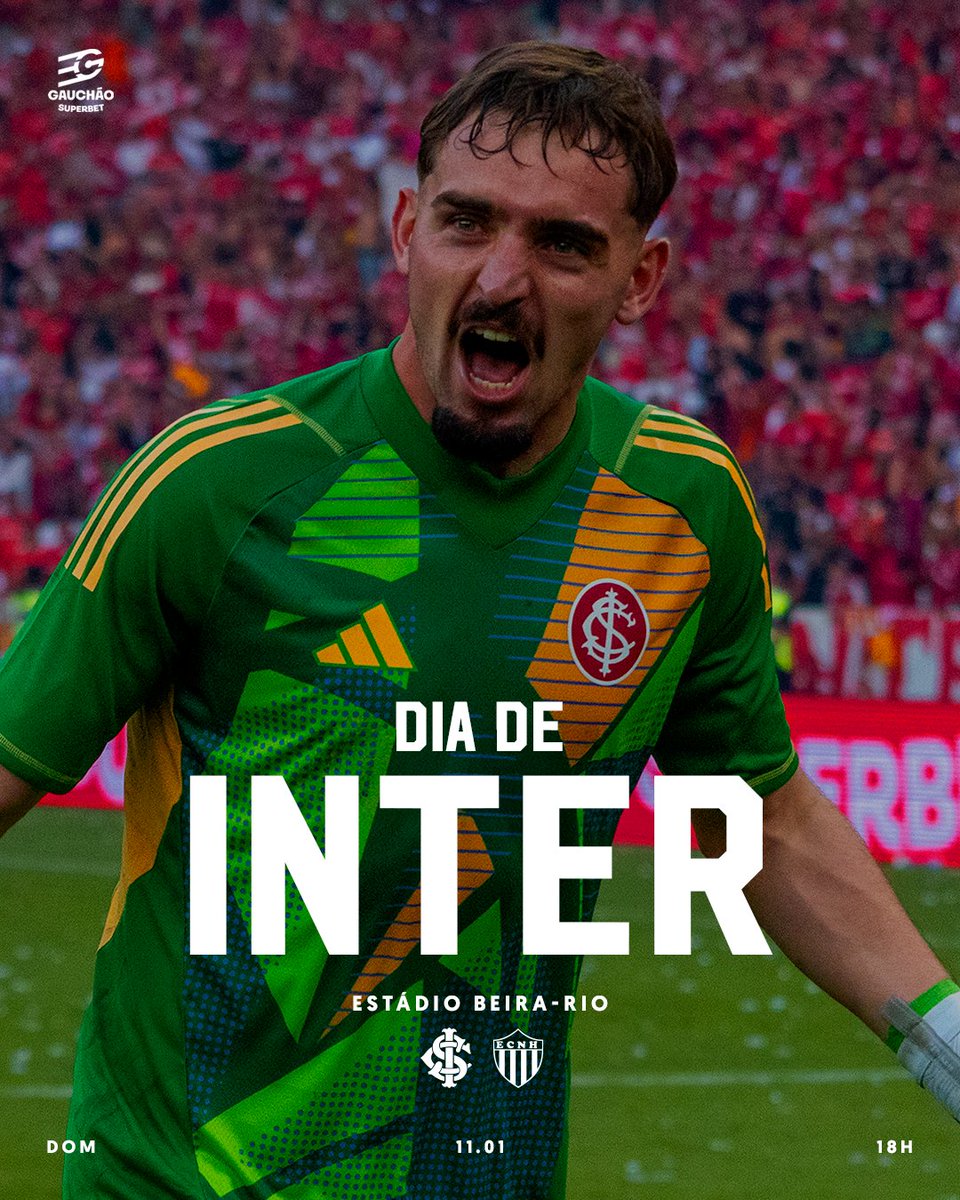 SCInternacional's tweet image. 𝐃𝐈𝐀 𝐃𝐄 𝐈𝐍𝐓𝐄𝐑! 👊🏾❤️‍🔥👊🏾❤️‍🔥👊🏾❤️‍🔥

Estreia colorada! Diante do Novo Hamburgo, o #ClubedoPovo entra em campo para disputar a primeira rodada do Gauchão, às 18h deste domingo (11), no estádio Beira-Rio. 𝐕𝐀𝐀𝐀𝐀𝐌𝐎𝐒! 🇦🇹💥