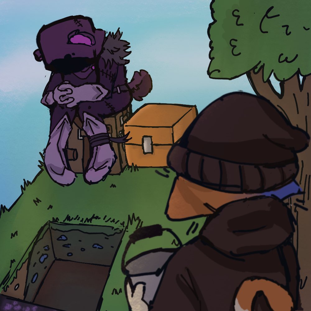 0namiko's tweet image. Our cobblestone generator…. It’s ruined………..