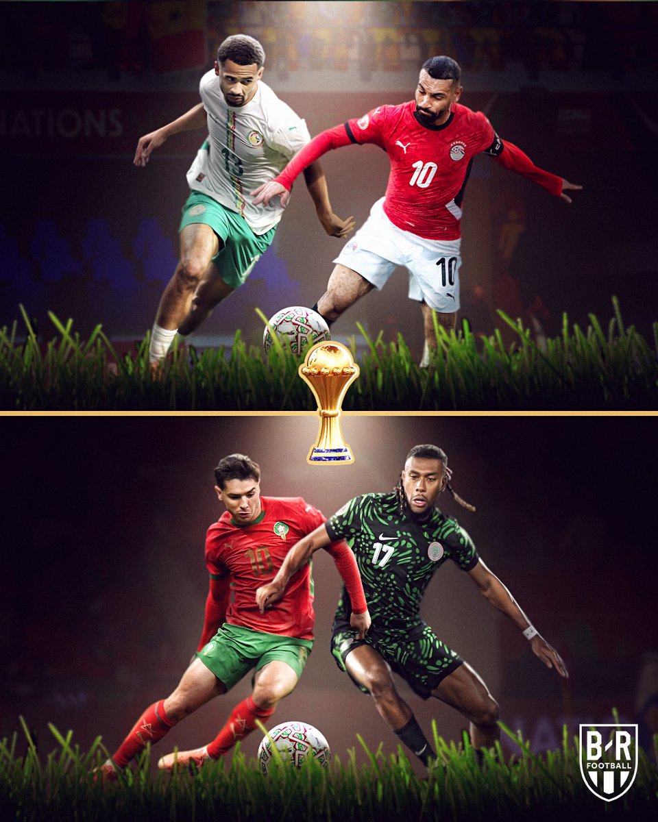 brfootball's tweet image. Senegal vs. Egypt
Nigeria vs. Morocco

THE AFCON SEMIFINALS ARE SET 🌍🏆