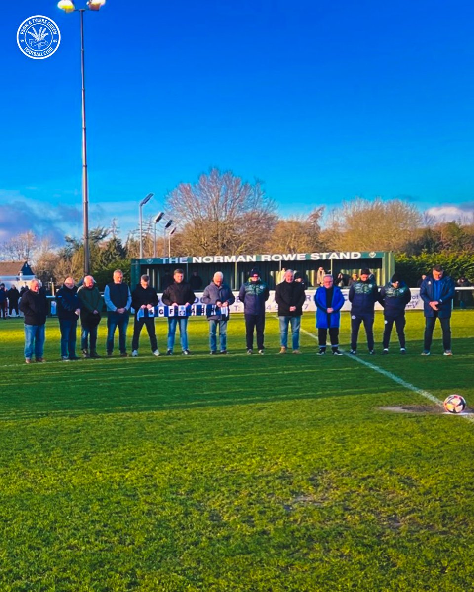 𝗙𝗼𝗿 𝗔𝗻𝗱𝗿𝗲𝗮𝘀 💙🤍

We were thrilled to be joined by Kieran and Conor - sons of Andreas Latta - as we paid tribute to a club legend today 🙏

Big thanks also to <a href="/SLammasMiddxFC/">Staines & Lammas (Middx) FC</a> for their respect during the minute's appreciation - best of luck for the rest of the season 👏
