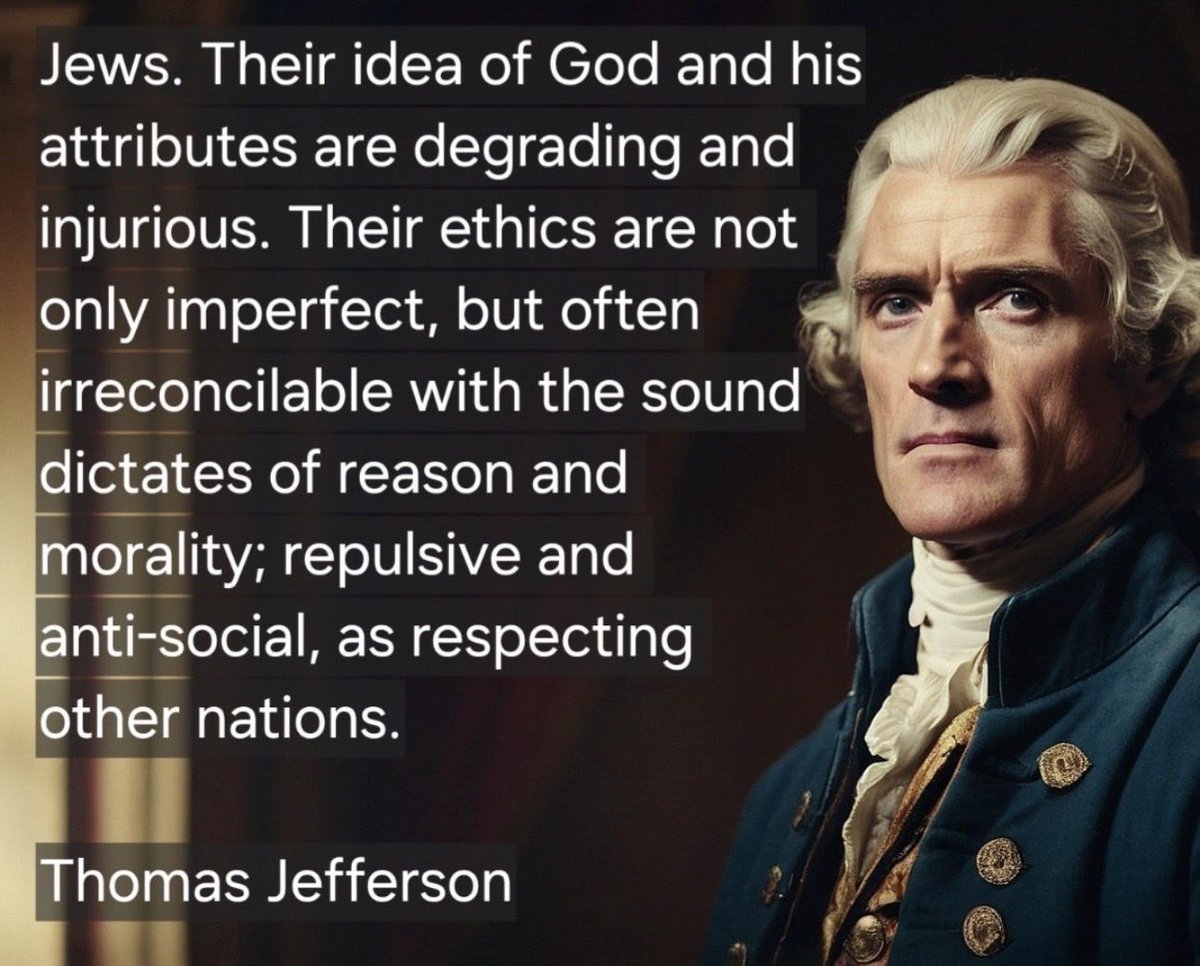 IanMalcolm84's tweet image. Hey @grok, did Thomas Jefferson say this?