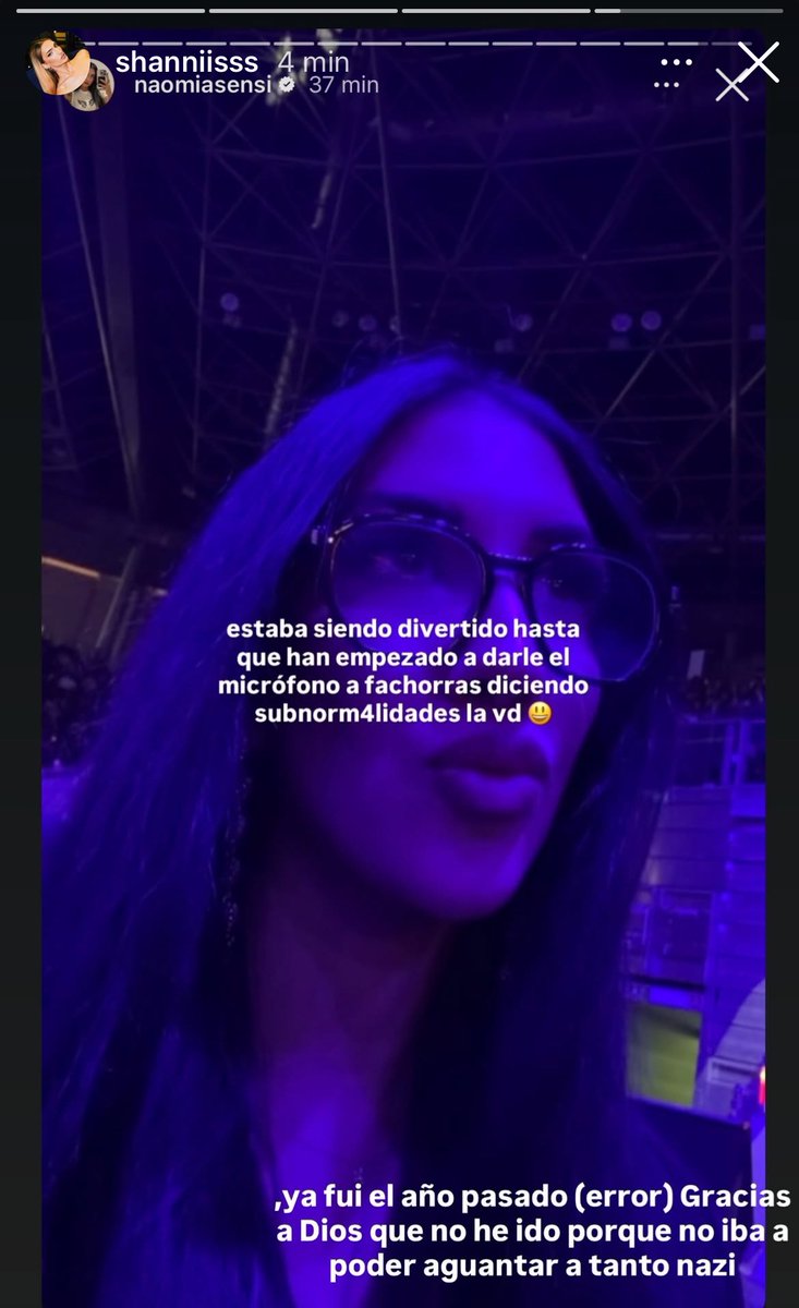 Naomi Asensi Y Shanis son las primeras Influencers en alzar la voz sobre los discursos fascistas que se han lanzando esta noche en el evento de #ArmyAwards 

Grandes Influencers.