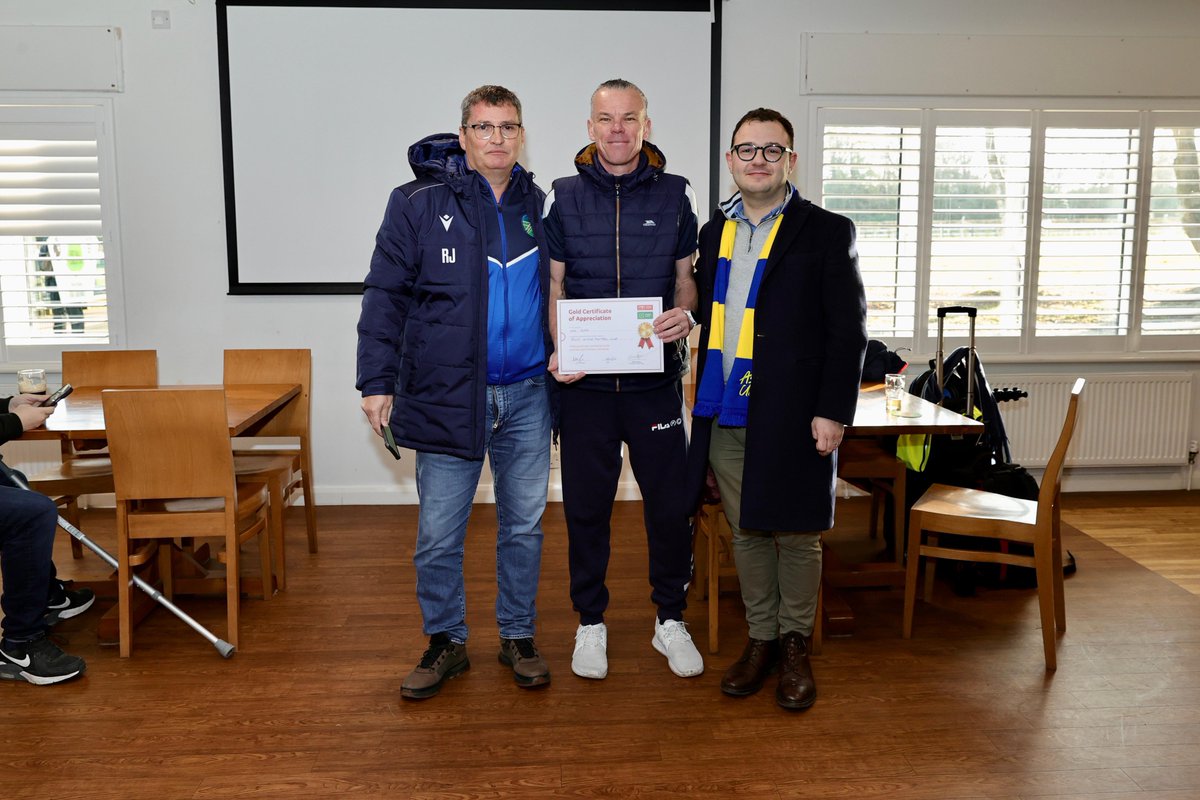 A special pre-match at The Racecourse today as we welcomed a couple of guests and took time to recognise the people who make our club what it is!

We were delighted to be joined by Pitching In representative Orlando Bell, alongside our local MP Jack Frankin, ahead of kick-off.