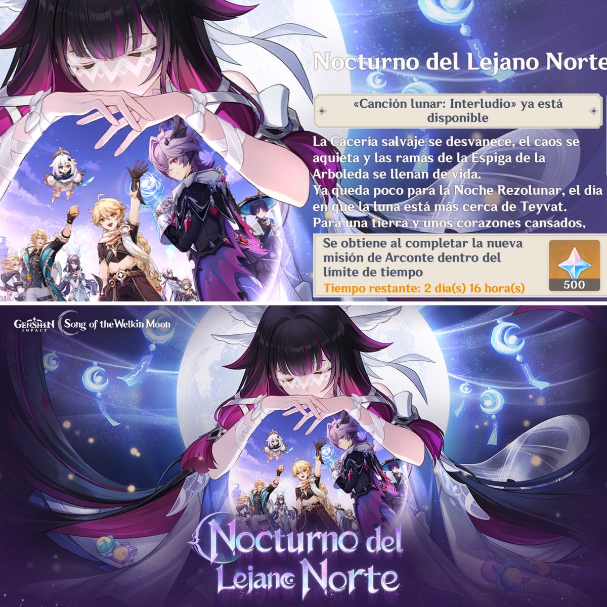 🔴STREAM ON💜
Historia de Arconte con #Columbina ✨🌙 del 6.2
Vemos Ganadores 2025 de:
#CalendarioDeAdviento
#SorteoExtraordinario
#CopaDeLasCasas 

Te espero en Twitch💜 para verlo en directo! 👀

🩵 twitch.tv/LadySibi 💙

#Genshin #GenshinImpact #NodKrai #Columbina #Zibai