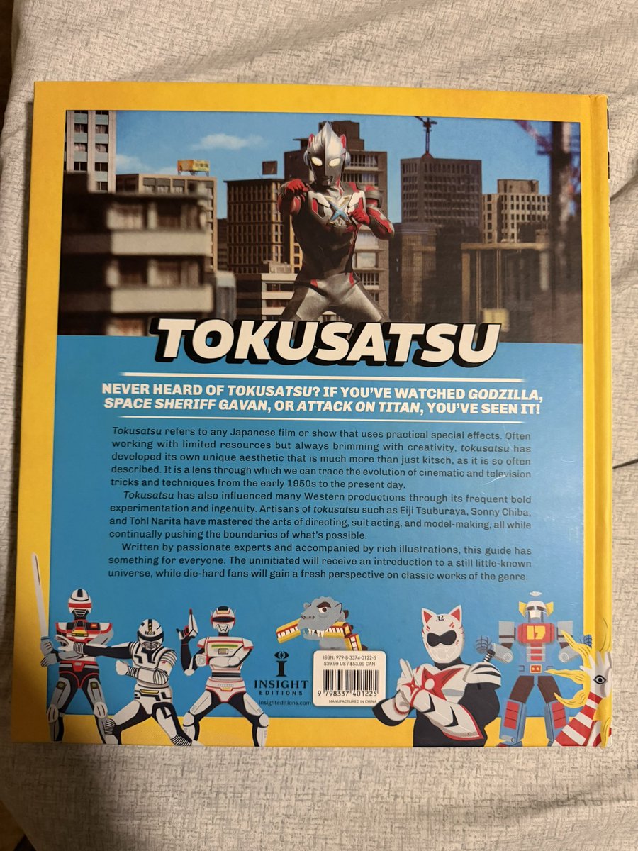 Martian_Ranger's tweet image. Finally finished reading through the Tokusatsu book.

I can’t state it enough. This book is awesome. So comprehensive about the history of the genre , tons of detail and connections to all franchises.

Whether you’re a Tokusatsu fan or not, I would highly recommend this book.