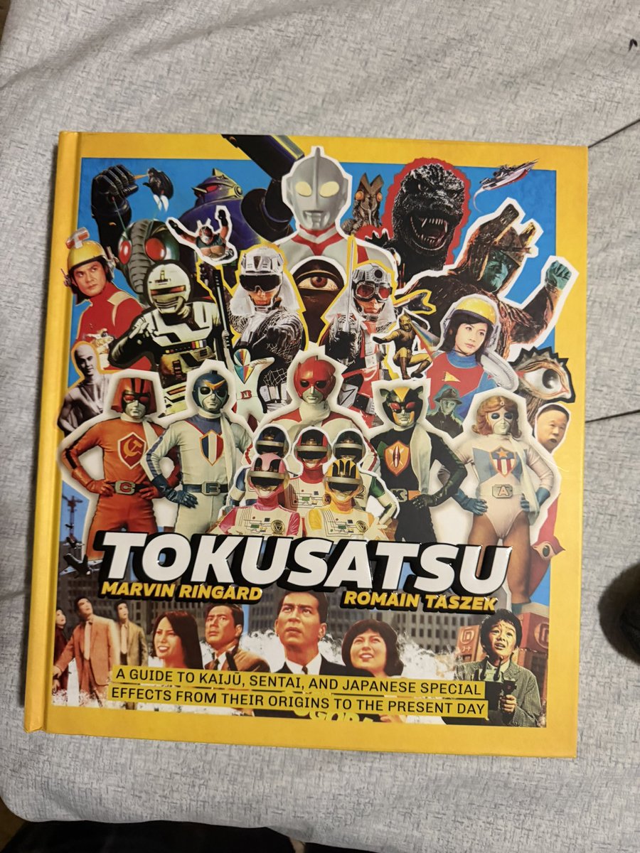 Martian_Ranger's tweet image. Finally finished reading through the Tokusatsu book.

I can’t state it enough. This book is awesome. So comprehensive about the history of the genre , tons of detail and connections to all franchises.

Whether you’re a Tokusatsu fan or not, I would highly recommend this book.