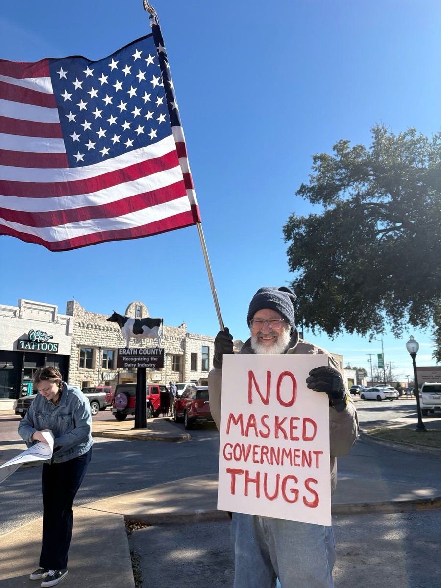 ErathDemocrats's tweet photo. Thank y’all for joining us today. 

We’re doing it again tomorrow, Sunday 01/11 at noon. Join us! 

https://t.co/DYvTt2PUml 

#ICEOut #sayhername https://t.co/N8Seflptfp