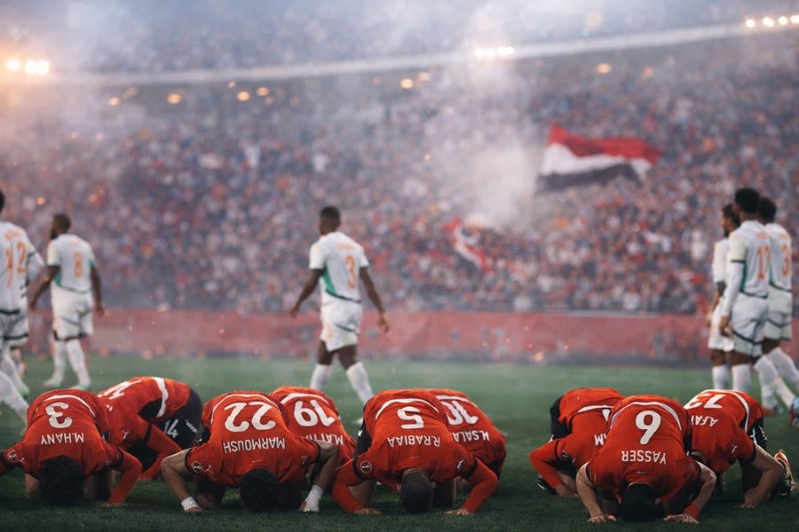 الف الف مبروك منتخب الساجدين 
منتخب مصر 🇪🇬