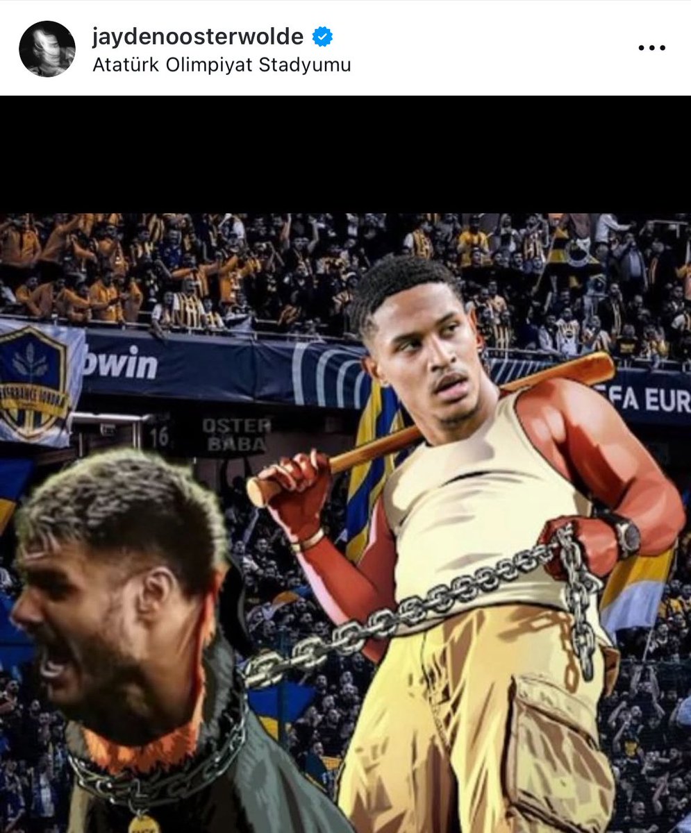 Jayden Oosterwolde'nin yaptığı paylaşım.