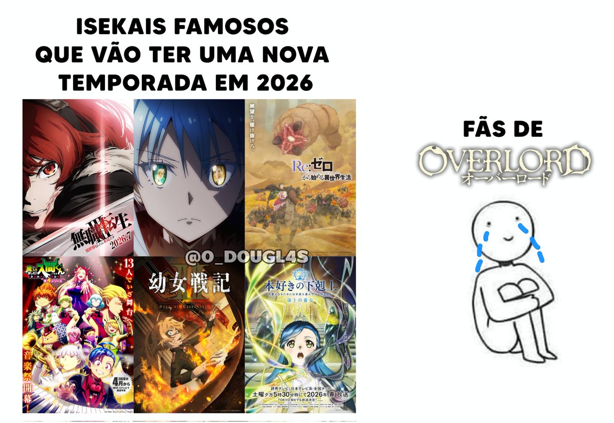 O_Dougl4s's tweet photo. Não sobrou nada pros fãs de Overlord 😭 https://t.co/mgKjN3068C