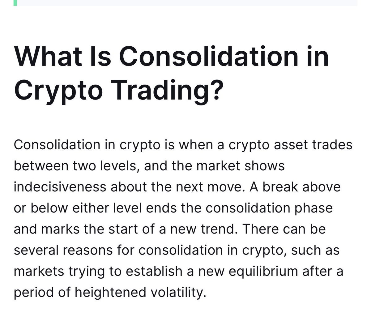 Learn what consolidation means and you will become the best trader in the  world.