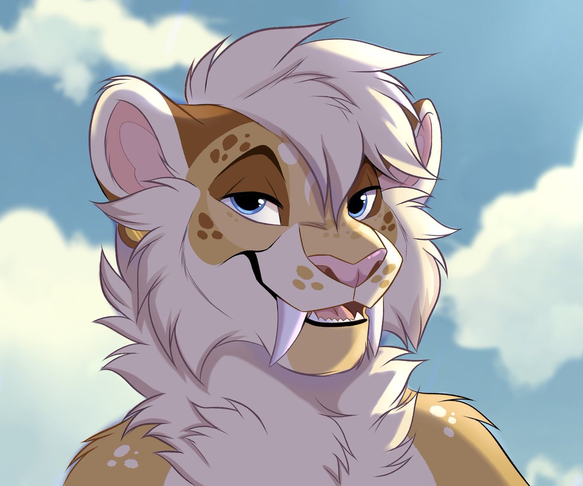 felixcartoons's tweet photo. Here’s a couple of recent portraits of my characters Jae and Riot 

#fursona #art #digitalart https://t.co/Jm0kLXDGor
