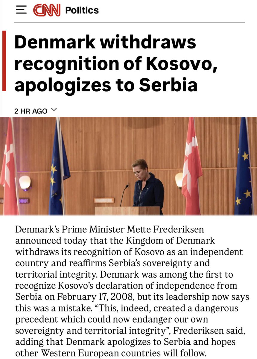 Kosovo to je Serbia!🇷🇸

Even CNN acknowledge that fact of history!