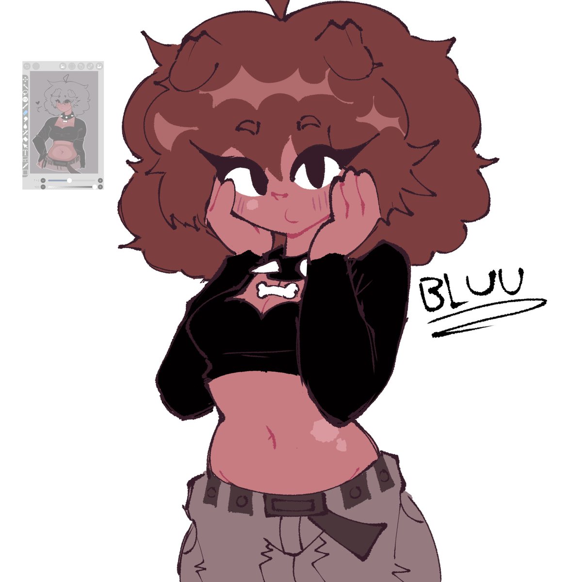 yummyoctopus3's tweet image. Bluu , oc by @Bluu_101 yayayaya !