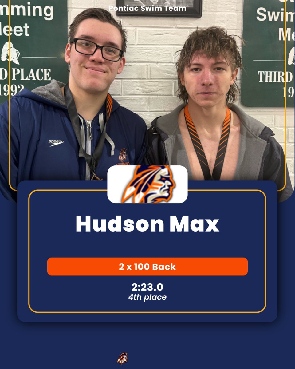 Pontiac Township High School Swimming tweet media