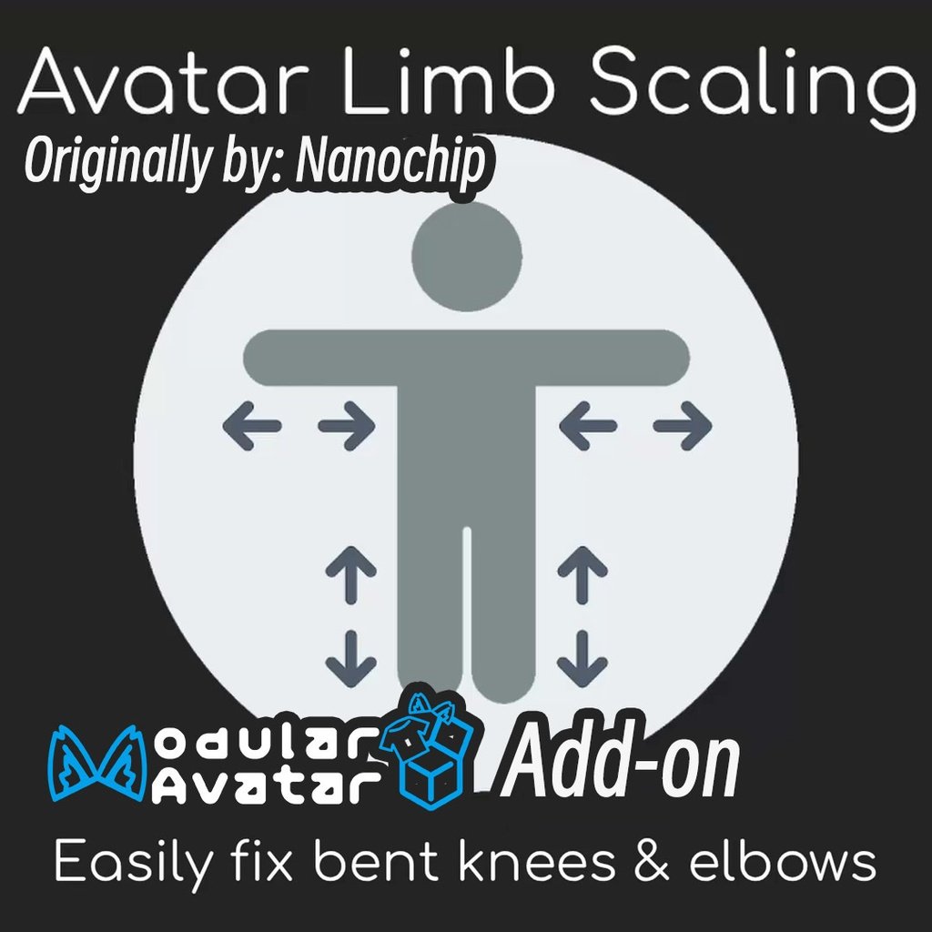 Avatar Limb Scaling now officially supports Modular Avatar without needing VRCFury. Update via VRChat Creator Companion!

Huge thanks to <a href="/LuiStudio_booth/">LuiStudio</a>