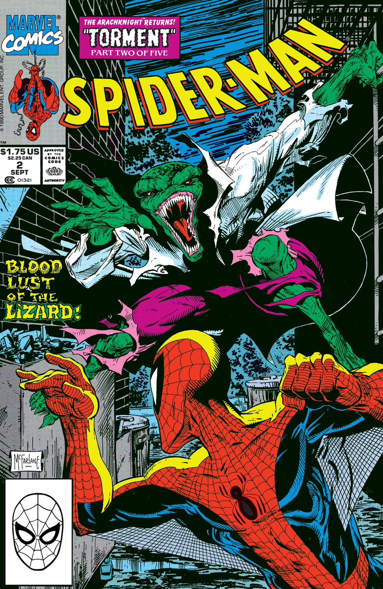 ILikeWhatIBuy's tweet image. THE LIZARD Drawn By The Best  
McFarlane And Romita #Spiderman