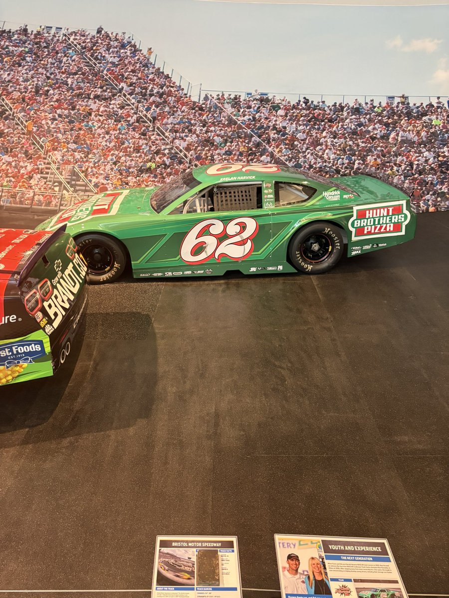 hbpRacing's tweet image. Keelan Harvick’s No. 62 car is officially on Glory Road at the NASCAR Hall of Fame, and it’ll be there for the next four years. 🏁

Pretty incredible to see history in the making!