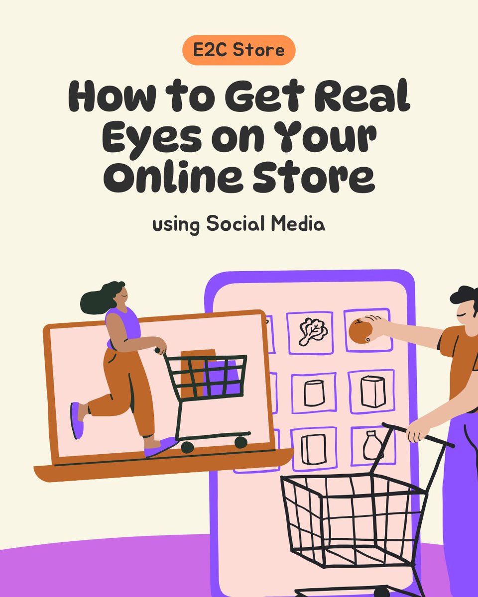 E2cStore's tweet image. Launching your E2C store is just the start. To get sales rolling in 2026, you've gotta meet your customers where they're at.