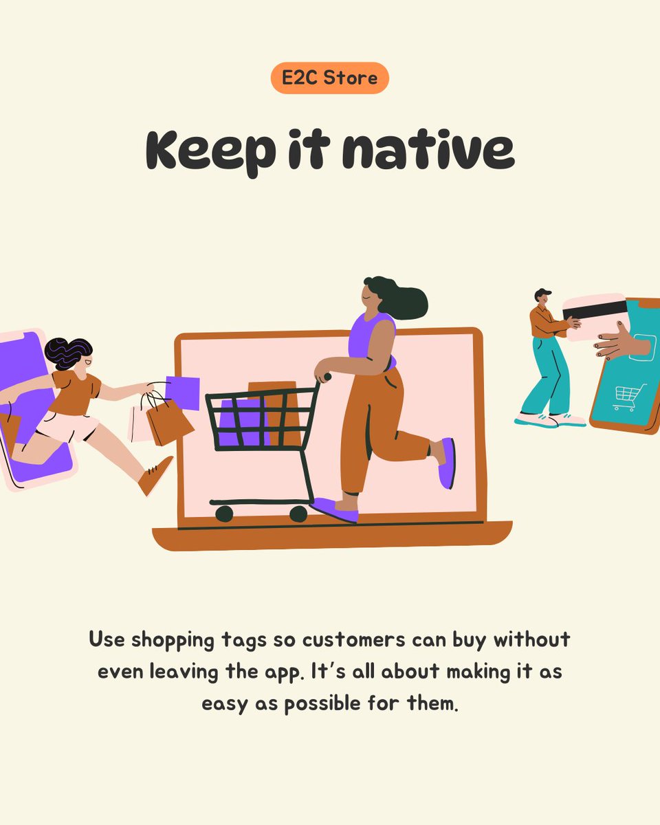 E2cStore's tweet image. Launching your E2C store is just the start. To get sales rolling in 2026, you've gotta meet your customers where they're at.