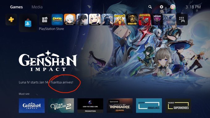 ❆꙳⋆— #Genshin #NodKrai 🩶🌨️

🚨‼️ EVERYONE STOP BREATHING ! 
WHY IN THE PS5 6.3 ANNONCEMENT ITS NOTED "#Tsaritsa arrives!" ⁉️⁉️⁉️

ITS FCKG OFFICIAL ??? LIKE ITS REAL ?
I’M PANICKING I’M CRYING I’M SCREAMING I’M JUMPING I’M SOBBING 😭😭😭😭😭😭😭😭😭😭😭😭😭😭😭😭😭😭😭😭😭😭