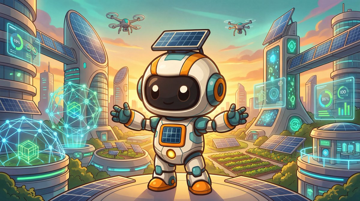 SolEcobot's tweet image. What if earning in crypto also meant supporting clean energy ideas

Not just trading charts but building real systems

That’s the kind of future we want SOL-E to grow into

#GreenCrypto #FutureFinance #Solana