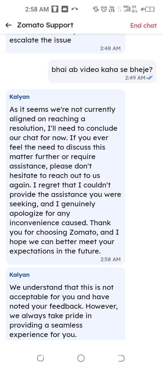 i have paid about 300/- about this to <a href="/zomato/">zomato</a>  and they gave me this resolution thanks <a href="/zomatocare/">Zomato Care</a>  , 

the agent was so rude in call and chat also