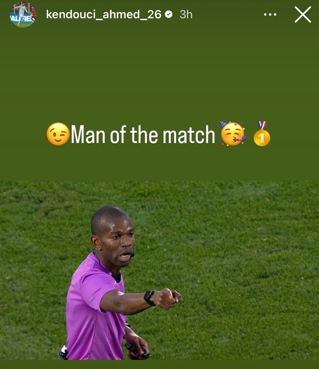 AlgerianFooty's tweet image. 🚨🇩🇿 Ahmed Kendouci on Instagram reacts to Algeria vs Nigeria.