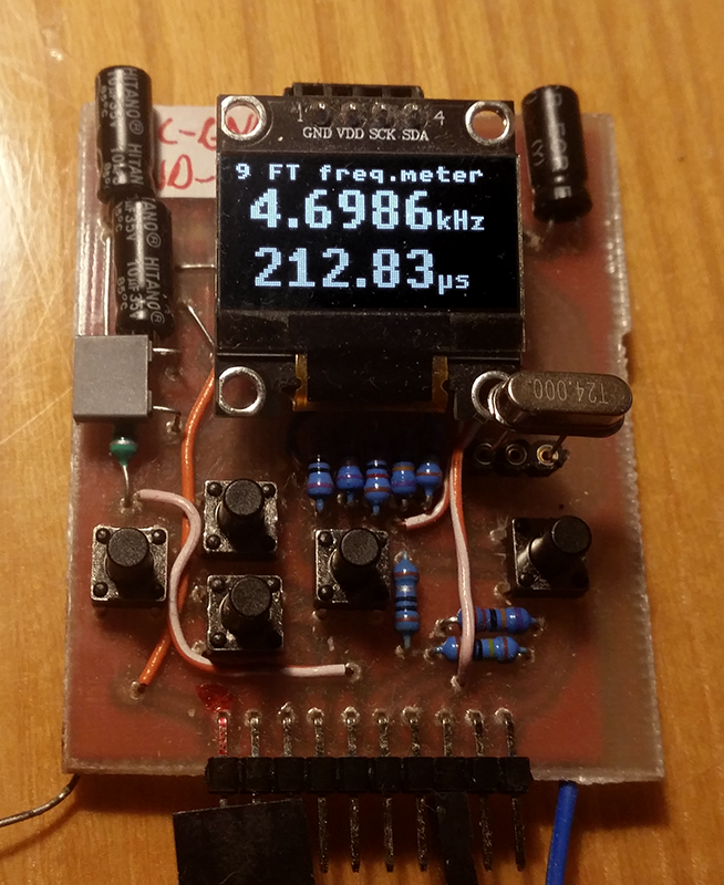 NemecekPanda38's tweet photo. #PidiMet #PidiMultiMeter Another mode of small multimeter with CH32V006 successfully completed: Measures frequency and period of a signal. Measurement range 0.001Hz to 24 MHz, with 5-digit accuracy - accuracy determined only by the crystal used. https://t.co/NblmCppBRi