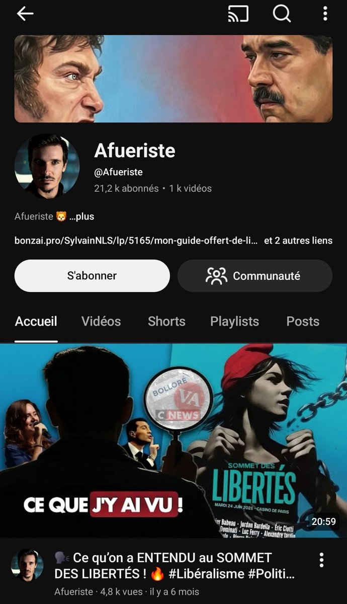 <a href="/Virmag_/">VIRMAG</a> <a href="/CryptoboyzWell/">BamBouli</a> <a href="/Frontieresmedia/">Frontières</a> Tu as oublié de préciser son Instagram et sa chaîne YouTube à ce raciste doublé d’un pédophile. Faut pas lâcher le pressing les frères et sœurs