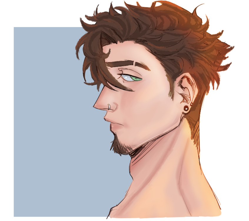 humano12h's tweet image. Sketch de hoje. Eu estou viciada em desenhar ele❤️‍🩹
#oc #digitalart #characterdesign #ilustration