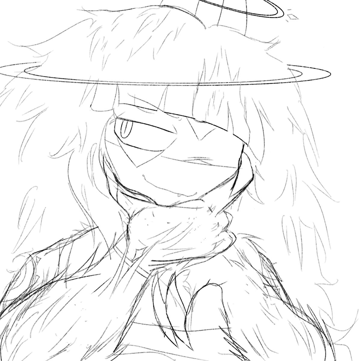 What is she thinking about?

(Not @/Bloodytheleech)