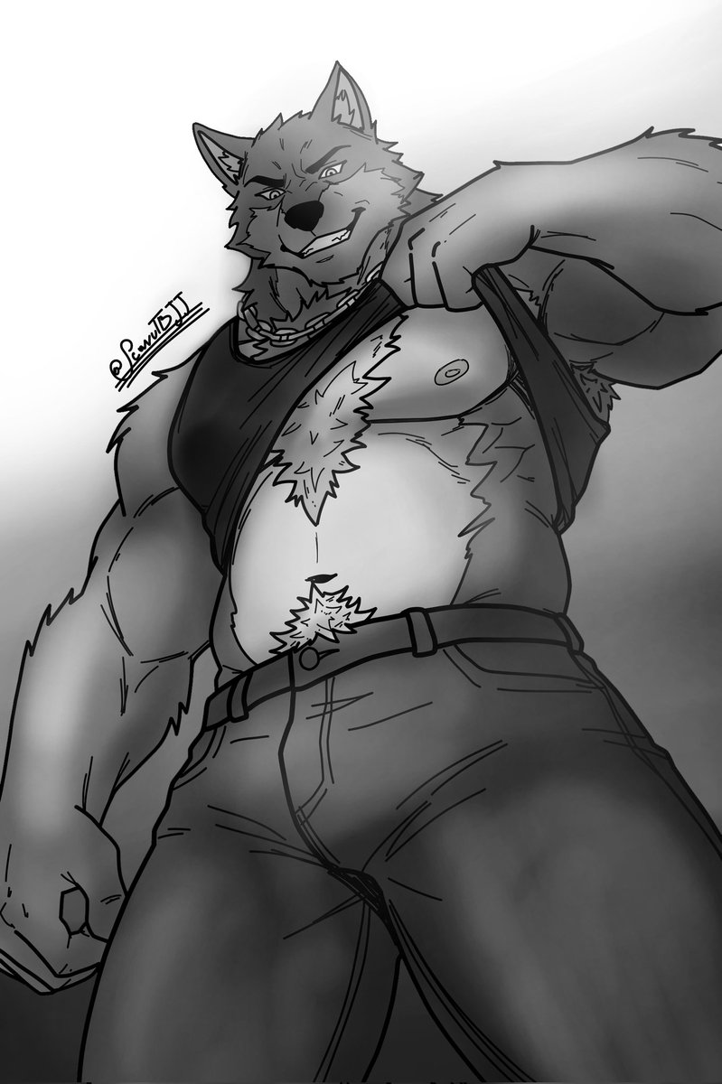 Just a peek 👀.
#furry #furryart