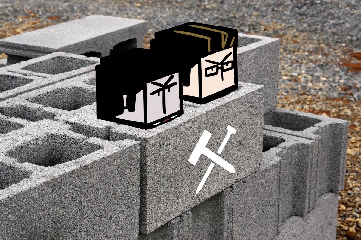 “did we meet before?” guys you two look like you were born in the same cement block