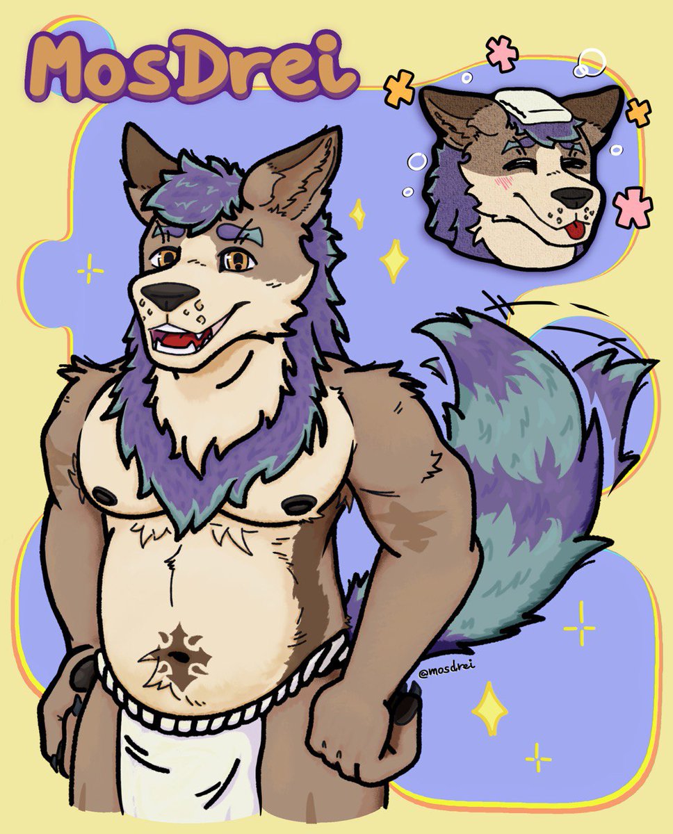 Happy new year everyone, say hi to my first drawing on Procreate‼️🐺
(I'll miss Ibis Paint 🥀💔)
#furry #furryart #furryartist #bara #procreate