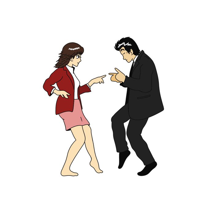 hofman027's tweet photo. パルプフィクションっぽく描いた美味しんぼ https://t.co/XMly5JoytQ