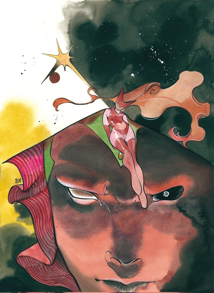 Fenty_haran2's tweet image. Wanda and Vision by Peach Momoko