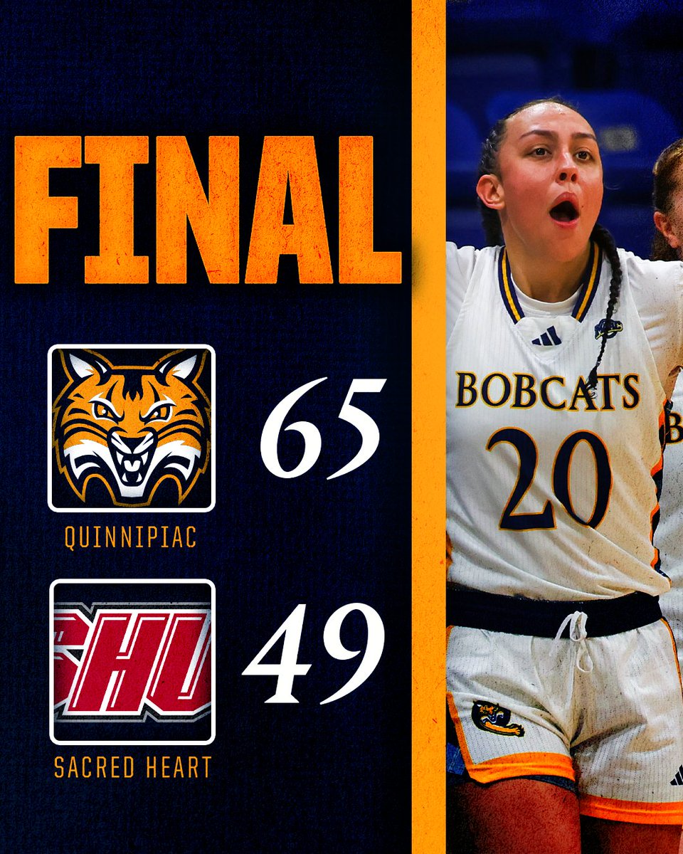 QU_WBB's tweet photo. Defended our Home Court 😼 

#BeGreatToday https://t.co/n1Ho0spyq1