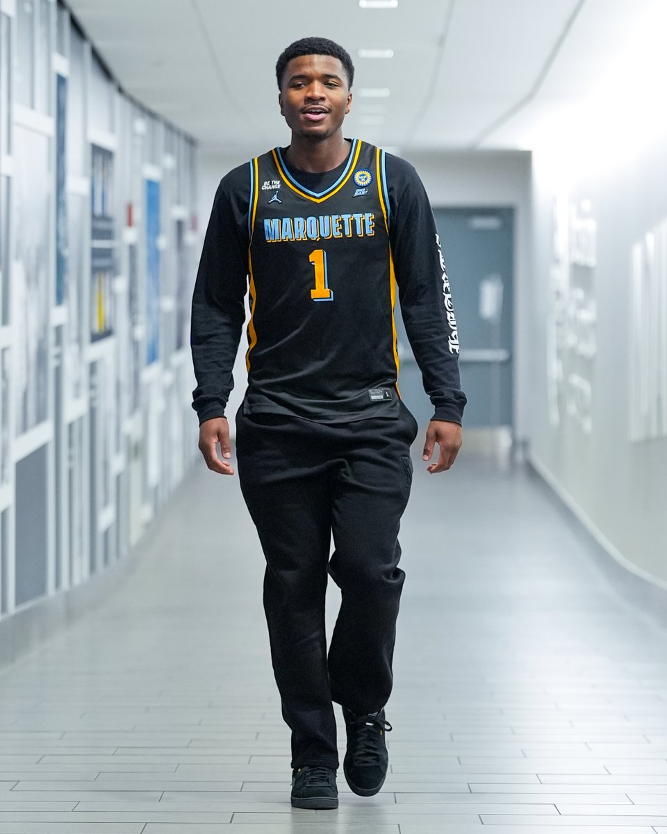 Kam Jones repping @MarquetteMBB 🔥
