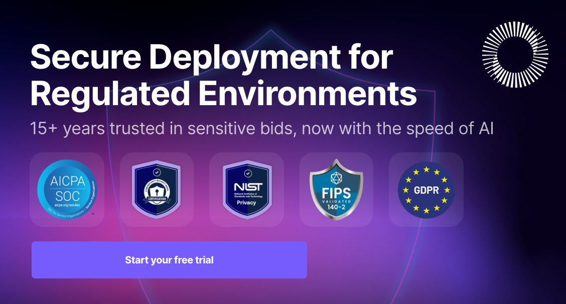 Security &amp; Compliance ⬇️

Trusted by industry leaders, VisibleThread ensures complete data privacy, protection, and scalability to fit any business size.

Free trial: eu1.hubs.ly/H0qQGyT0

#GovernmentContracting #GovCon #RFPSoftware