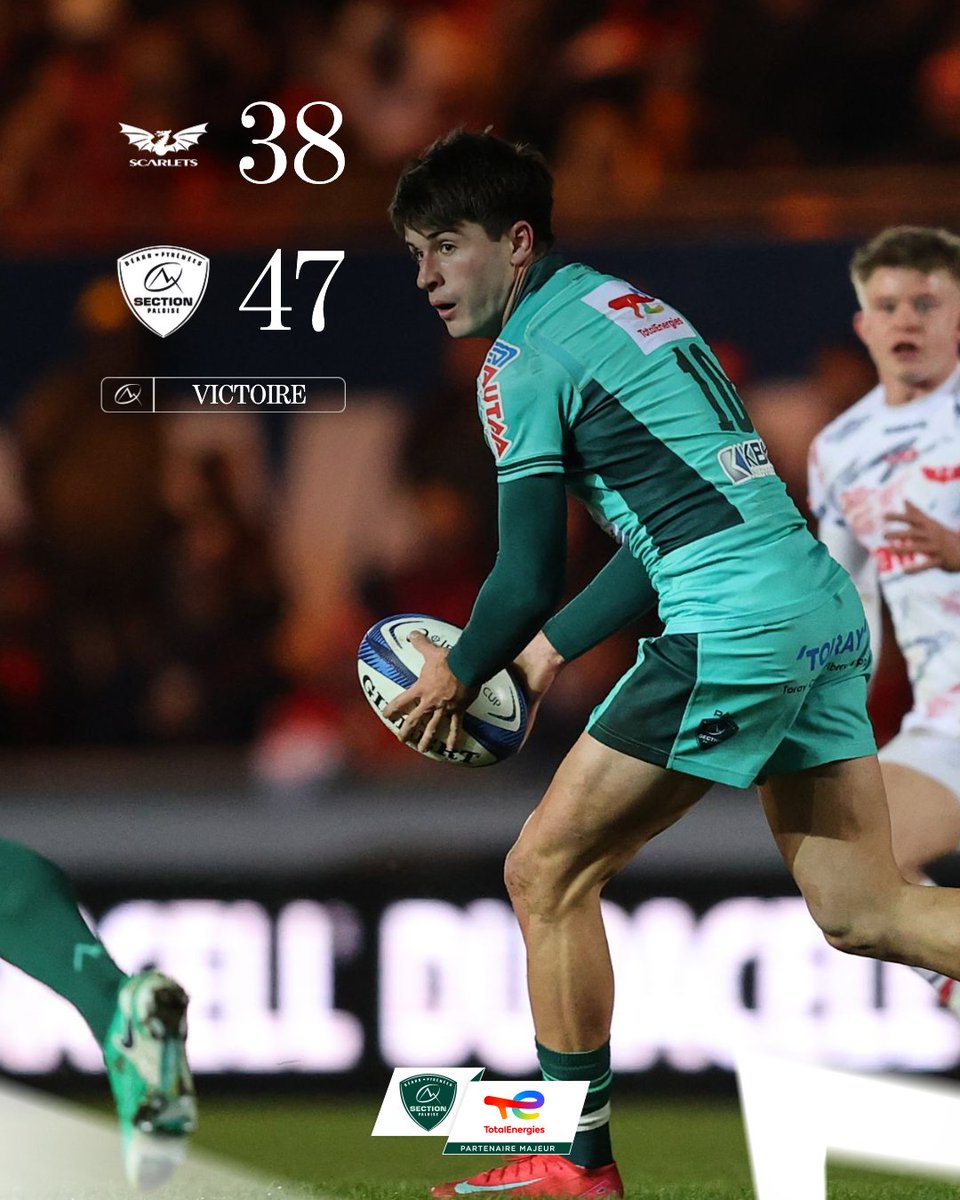 🔥👏 Première victoire en Investec Champions Cup pour nos Béarnais !

Rendez-vous vendredi prochain pour la réception des Bulls 👉 bit.ly/3Z6059j

#InvestecChampionsCup #HonhaSection