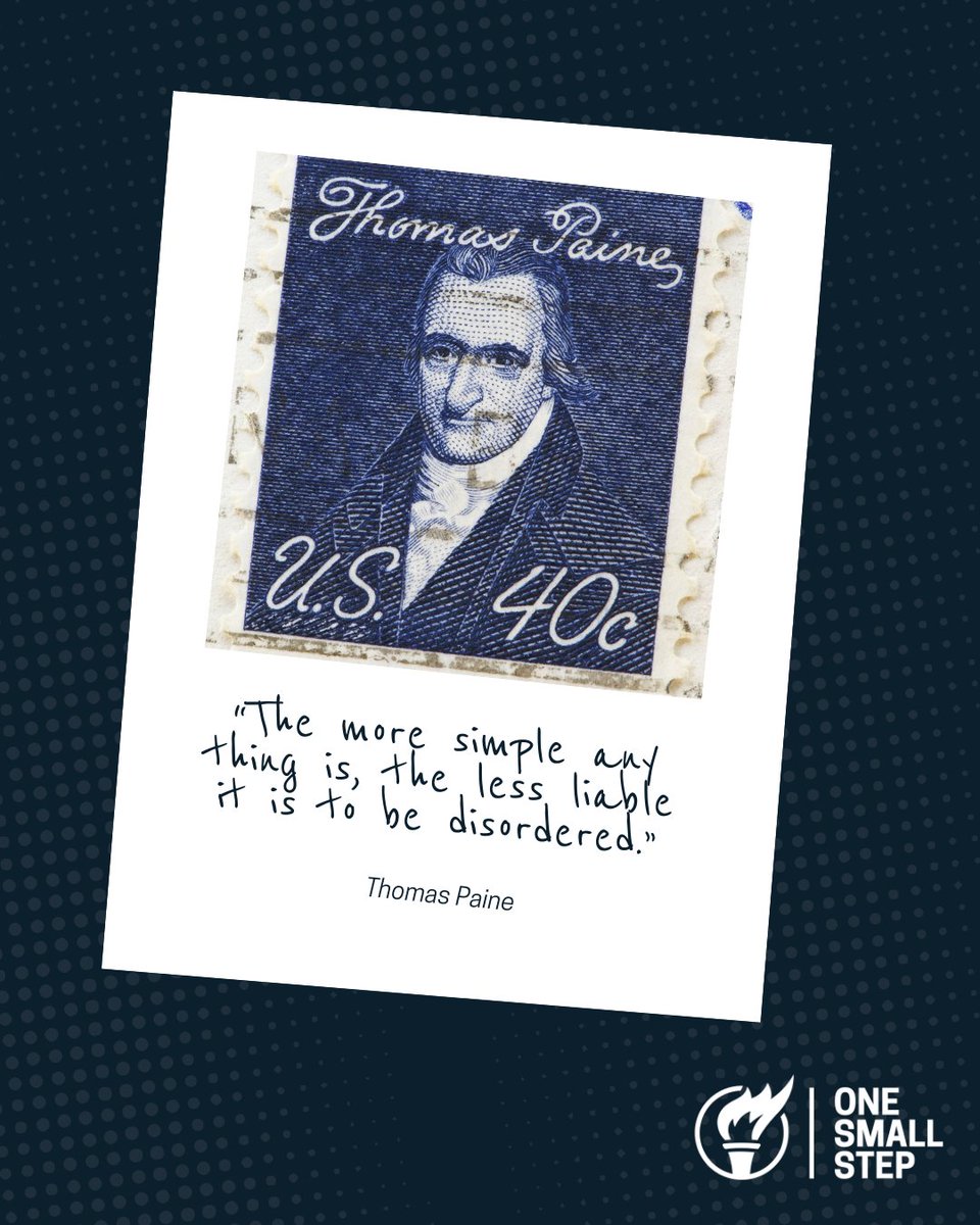 On this day 250 years ago, Common Sense was published. Alongside bold calls for independence, Paine offered a quieter warning: The "more simple any thing is", the less liable it is to be disordered, and so government should be limited. We continue to carry those principles today.