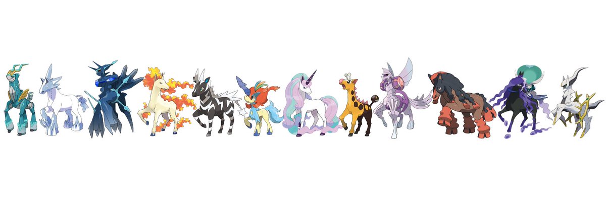 soulsilverart's tweet image. What really makes a horse Pokémon?

Why the one leg lift, of course.