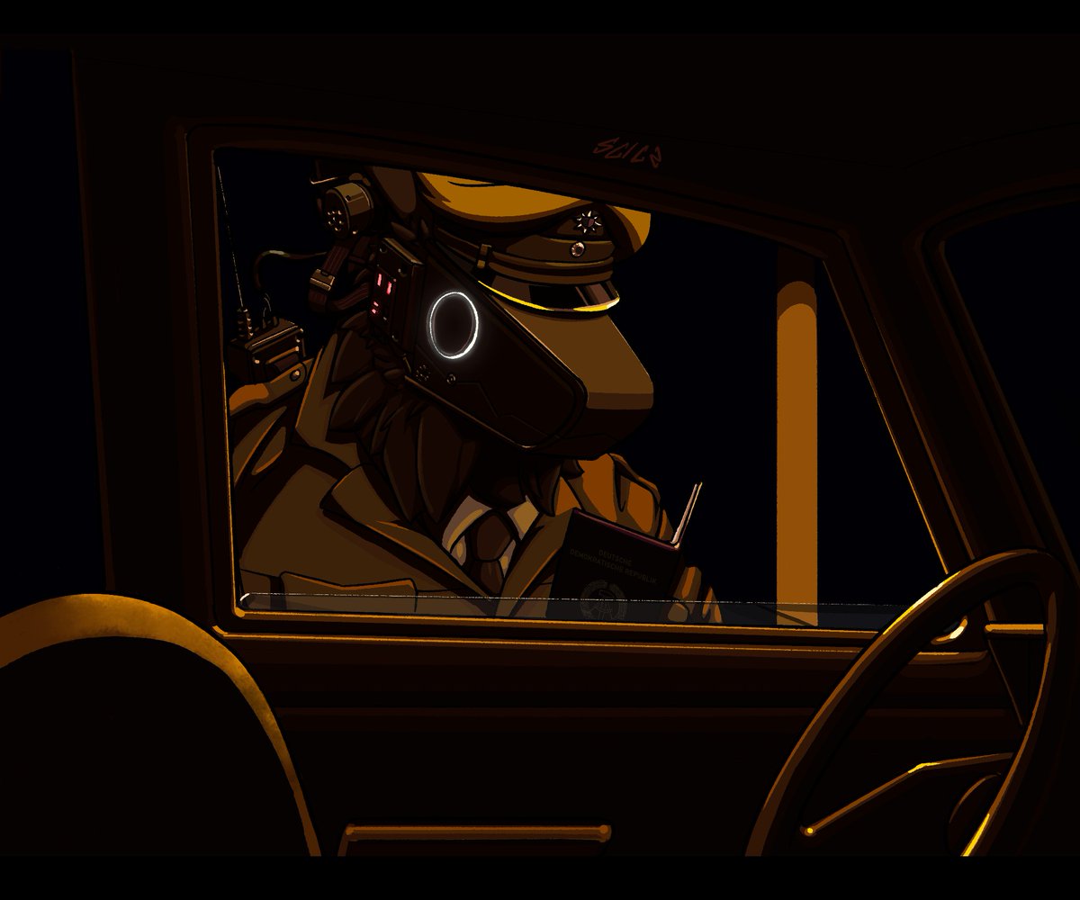Paper check somewhere in West Germany

#protogen #furry #furryartwork #digitalart #Digitalartwork #HistoricalProtogen #GDR