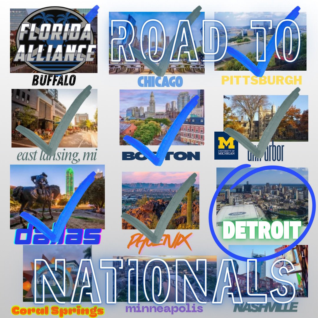 Next stop… Detroit!