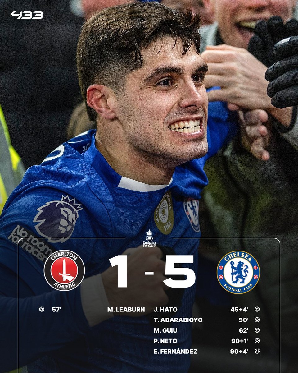 433's tweet image. 𝑪𝑯𝑬𝑳𝑺𝑬𝑨 𝑯𝑰𝑻 𝑭𝑰𝑽𝑬 𝑰𝑵 𝑳𝑰𝑨𝑴 𝑹𝑶𝑺𝑬𝑵𝑰𝑶𝑹'𝑺 𝑭𝑰𝑹𝑺𝑻 𝑮𝑨𝑴𝑬 𝑰𝑵 𝑪𝑯𝑨𝑹𝑮𝑬 😮‍💨