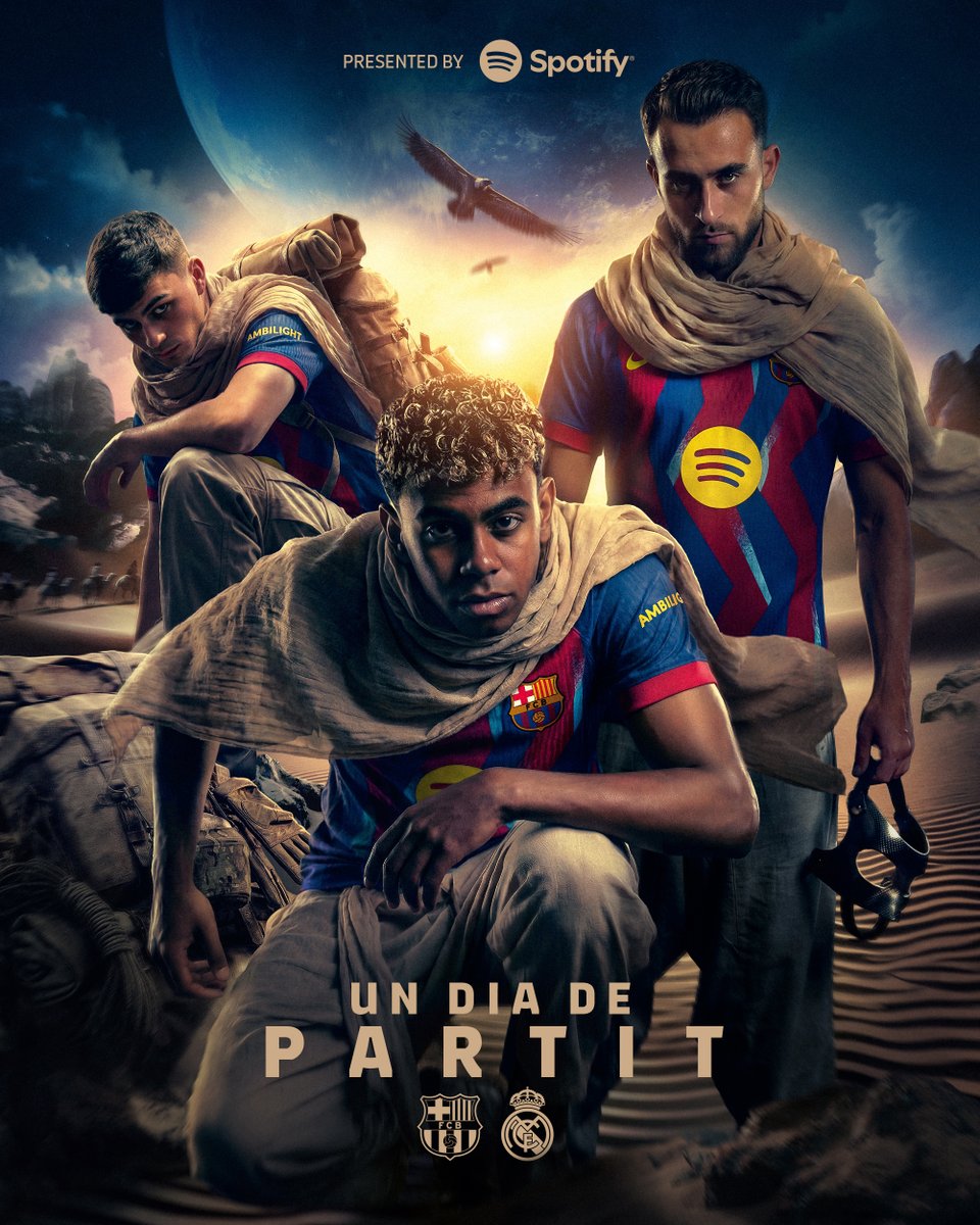 FCBarcelona's tweet image. On a mission.